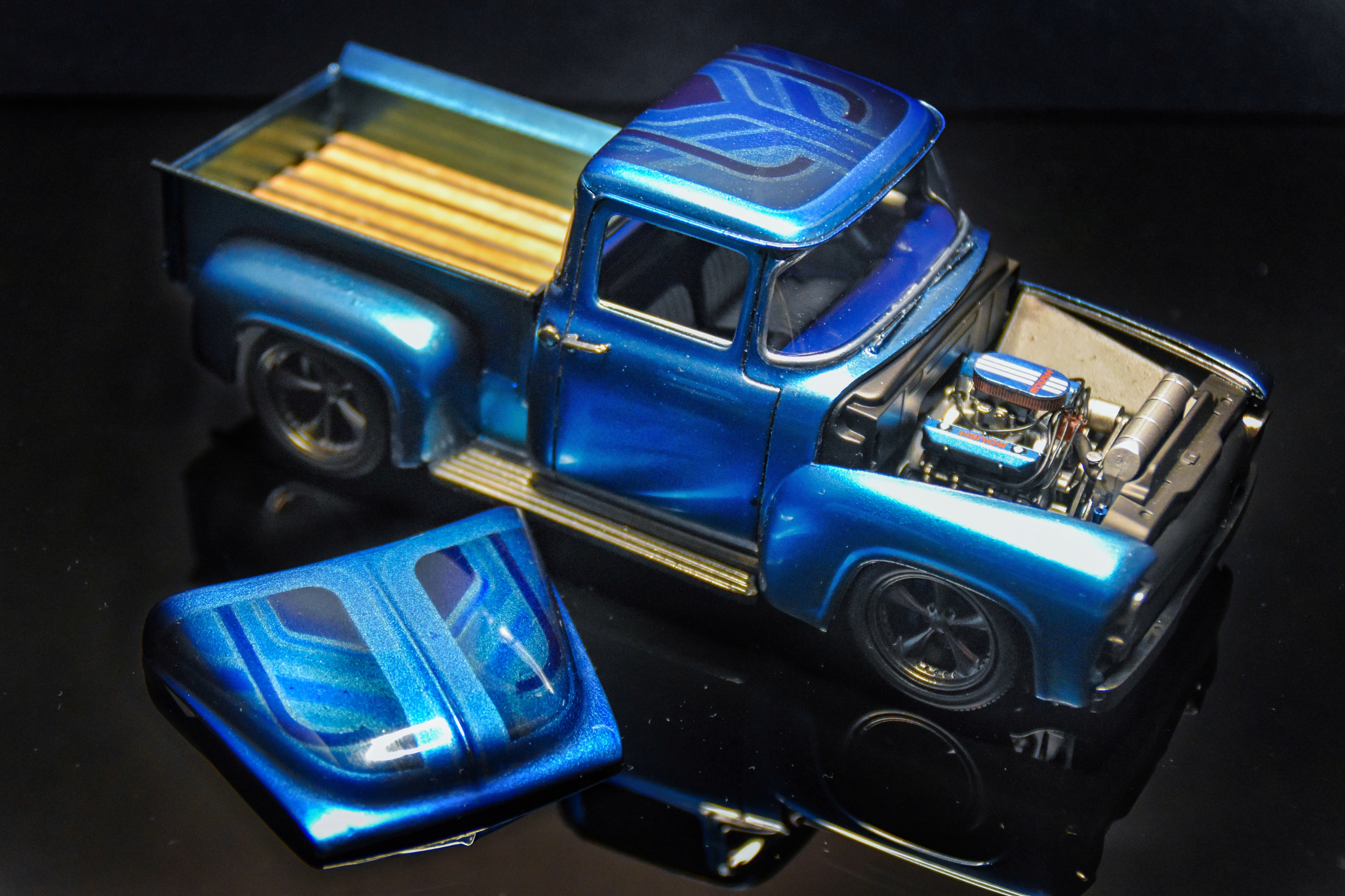 Custom Painted 1/24 Revel ford Foose pickup